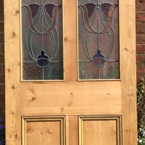 pine stained glass doors london