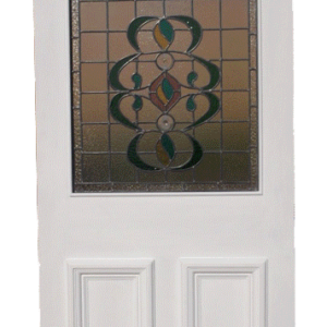 stained glass external door