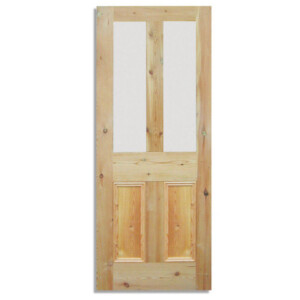 glazed pine doors